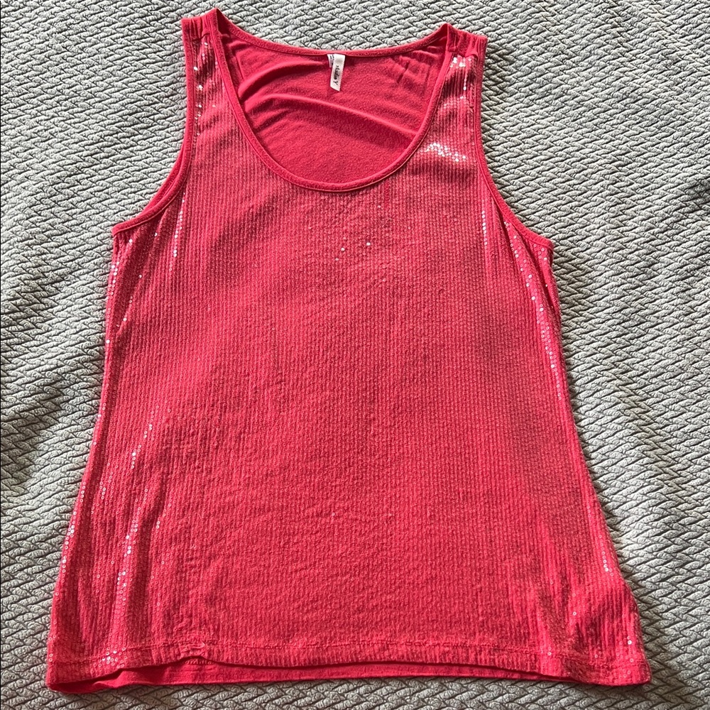 Sequined Tank Top